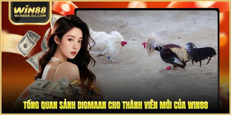 Tổng quan sảnh Digmaan cho thành viên mới của WIN88